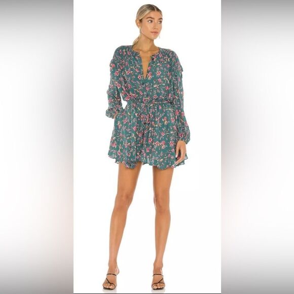 Free People Flower Fields Mini Dress - Picture 1 of 8